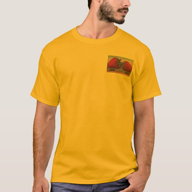 Erdbeeren Riesenalter Fruchtspass T-Shirt (Vorderseite)