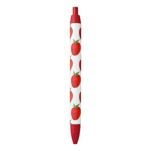 Erdbeeren Rot Grün Obst Stift (Vorderseite Vertikal)
