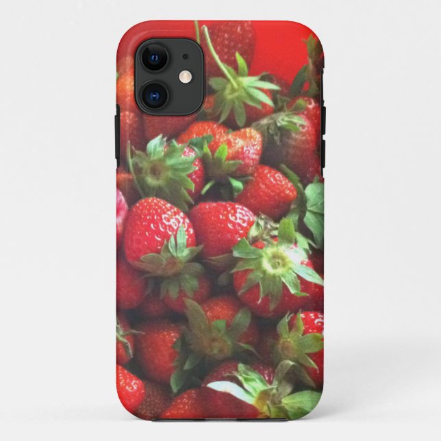 Erdbeeren, rote Beeren Case-Mate iPhone Hülle (Rückseite)