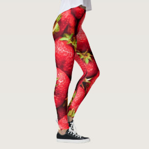 Erdbeeren Rote delbeere Leggings