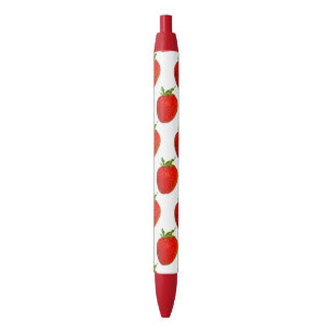 Erdbeeren Roter Grüner Fruchtpen Kugelschreiber