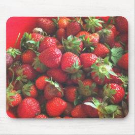 Erdbeeren Rotes Foto Mousepad