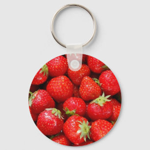 Erdbeeren Schlüsselanhänger