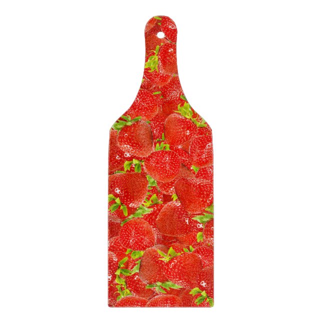 Erdbeeren Schneidebrett (Vorderseite)