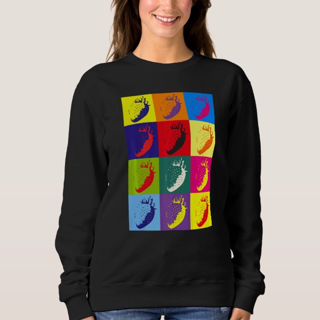 Erdbeeren Sommerfrüchte Lebensmittel Roter Berry P Sweatshirt (Vorderseite)