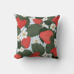 Erdbeeren: Sommerkulturdesign. Kissen