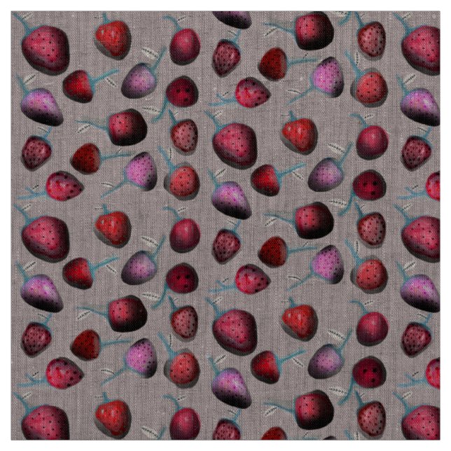 Erdbeeren Stoff (Muster)