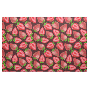 Erdbeeren Stoff