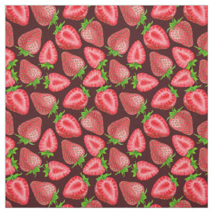 Erdbeeren Stoff