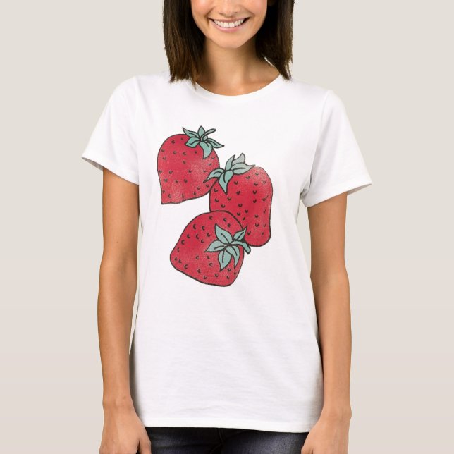 Erdbeeren T-Shirt (Vorderseite)