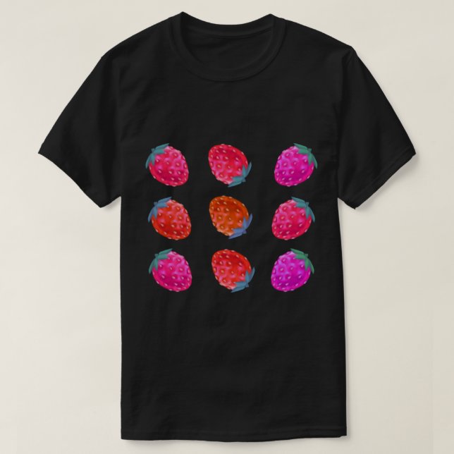 Erdbeeren T-Shirt (Design vorne)