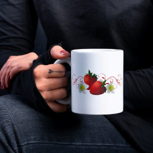 Erdbeeren-Tasse Tasse