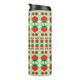 Erdbeeren Thermal Travel Tumbler Thermosbecher