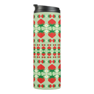 Erdbeeren Thermal Travel Tumbler Thermosbecher