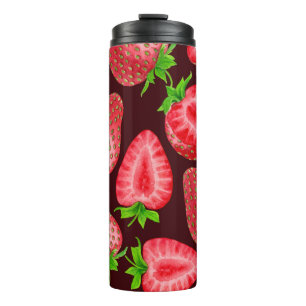 Erdbeeren Thermosbecher