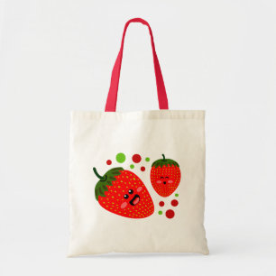 Erdbeeren Tragetasche