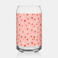 Erdbeeren und Blume Muster