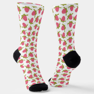 Erdbeeren und Bows Novelty Socken