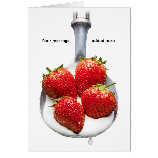 Erdbeeren und Creme (Vorne)