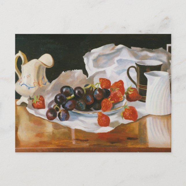 Erdbeeren und Creme 2004 Postkarte (Vorderseite)