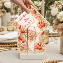 Erdbeeren und Schatzherzen Valentinsparty
