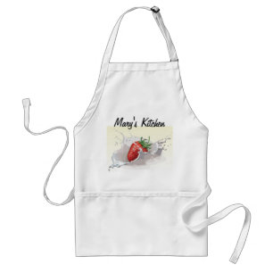 Erdbeeren und Schürze