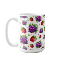 Erdbeeren und Trauben. Farbige Berries