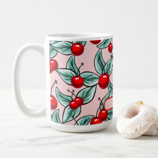 Erdbeeren und Trauben. Farbige Berries Kaffeetasse