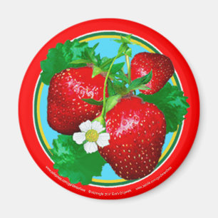 ERDBEERErunder Magnet