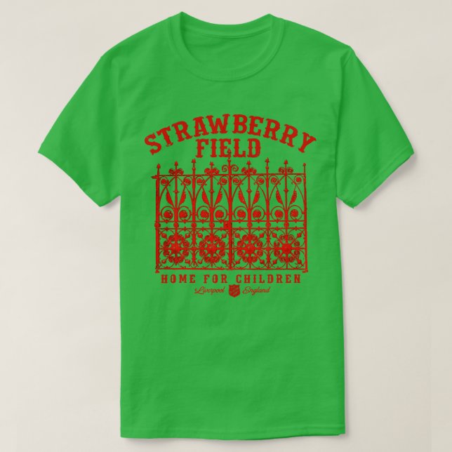 Erdbeerfeld T-Shirt (Design vorne)