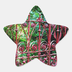 Erdbeerfeld-Tore, Liverpool Großbritannien Stern-Aufkleber