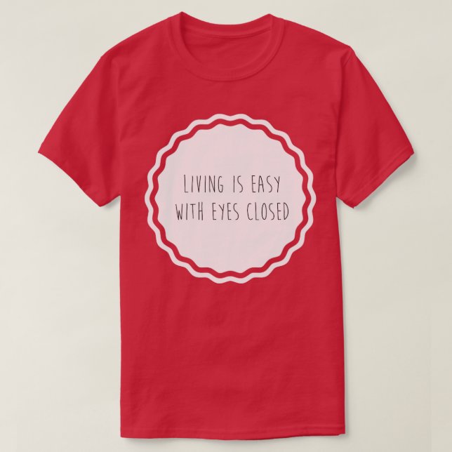 Erdbeerfelder für immer weiß T-Shirt (Design vorne)