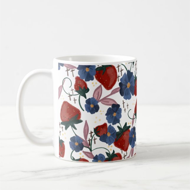 Erdbeerfelder Kaffeetasse (Links)