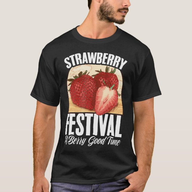 Erdbeerfest Frucht Erdbeeren T-Shirt (Vorderseite)