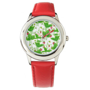 Erdbeergarten Armbanduhr