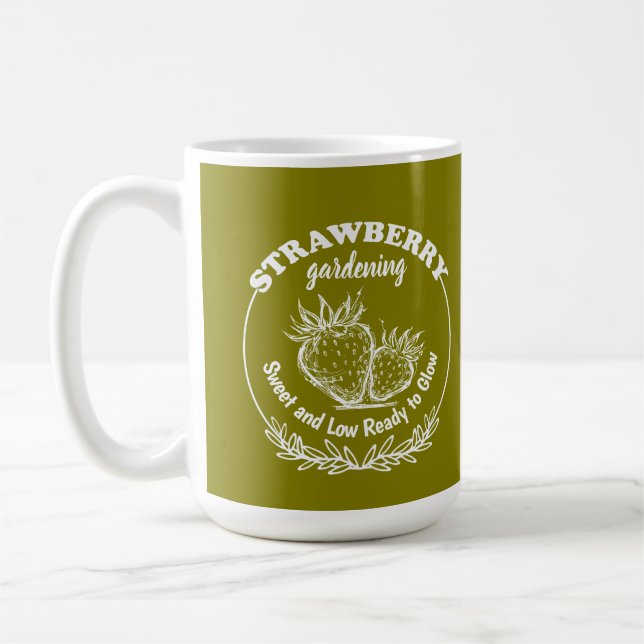 Erdbeergarten Kaffeetasse (Links)