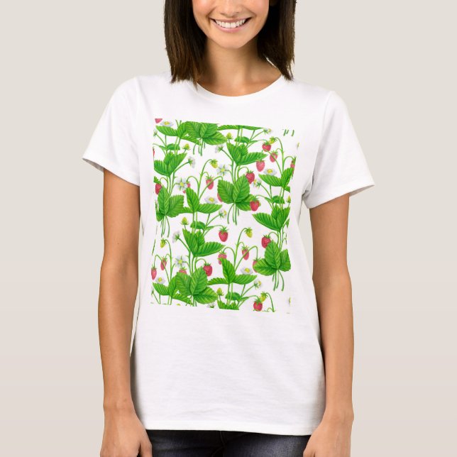 Erdbeergarten T-Shirt (Vorderseite)