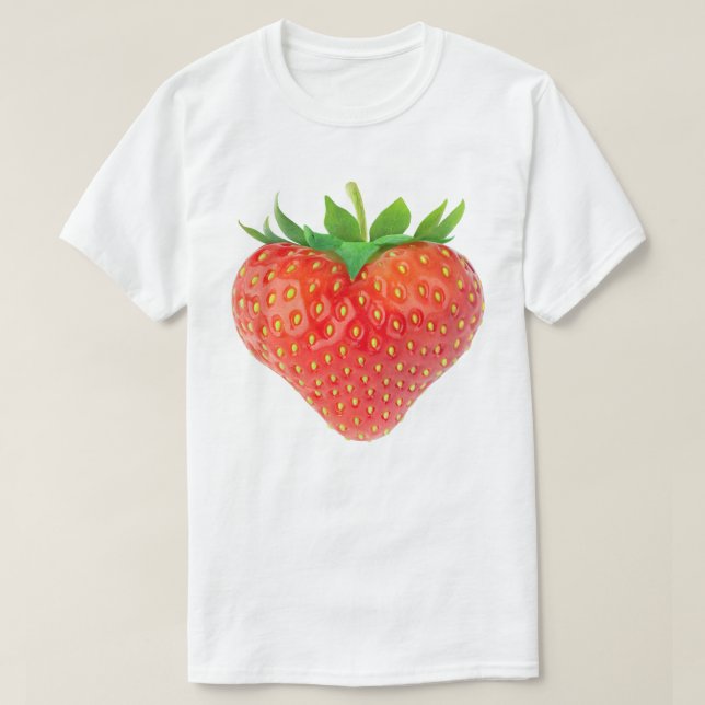 Erdbeerherz T-Shirt (Design vorne)