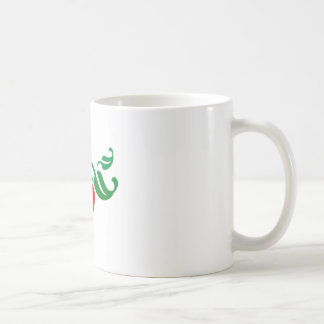 Erdbeerherz Tasse