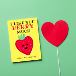 Erdbeerherz wie Sie Berry Much Valentine