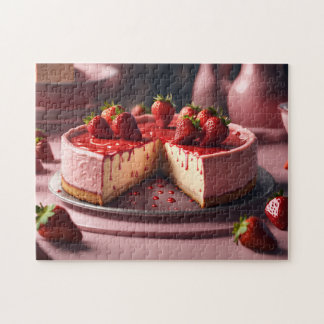 Erdbeerkäsekuchen Puzzle