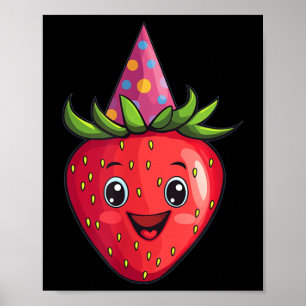 Erdbeerkostüm Nizza für Obst und Party Poster