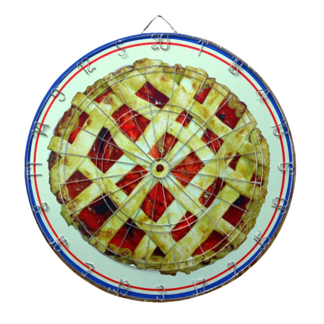 Erdbeerkuchen Dartscheibe (vorne)
