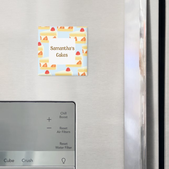 Erdbeerkuchen Magnet (In Situ (Kühlschrank))