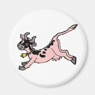 Erdbeerkuh Magnet