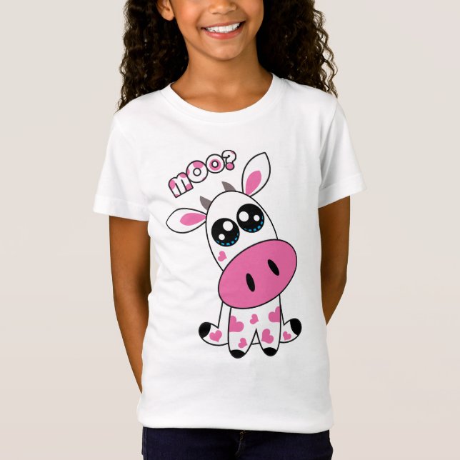 Erdbeerkühe - Moo? T-Shirt (Vorderseite)
