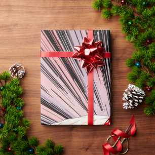 Erdbeerkurzgebäck Nostalgie Geschenkpapier