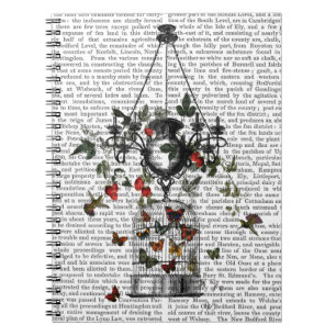 Erdbeerleuchter Notizblock