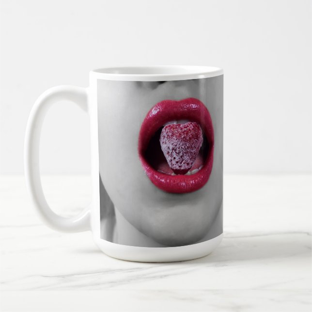 Erdbeerlips Kaffeetasse (Links)