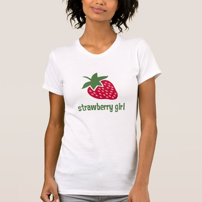 Erdbeermädchen-T - Shirt (Vorderseite)